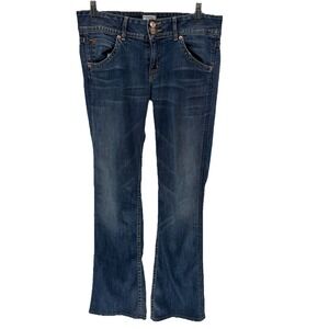 Hudson Jeans  Blue Dark Wash Bootcut Denim Button Fly Made in USA Women 30X29